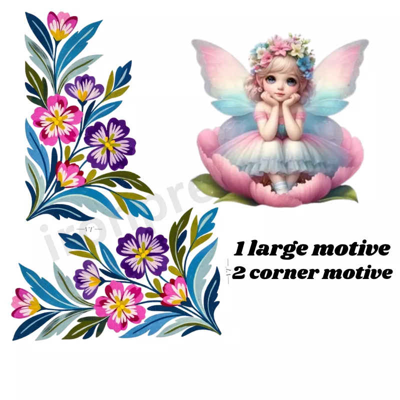 Fashion Girls Heat Press Stickers
