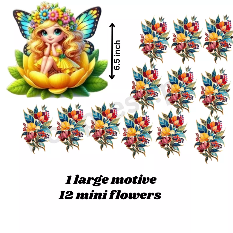 Girls Heat Press Stickers