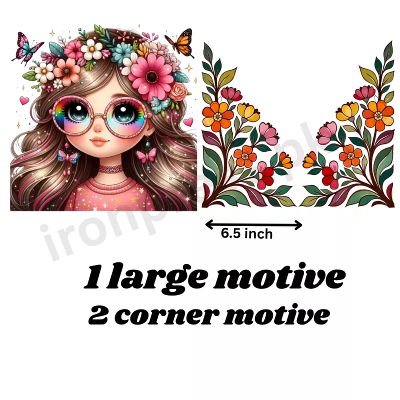 Lovely Girls Heat Press Stickers