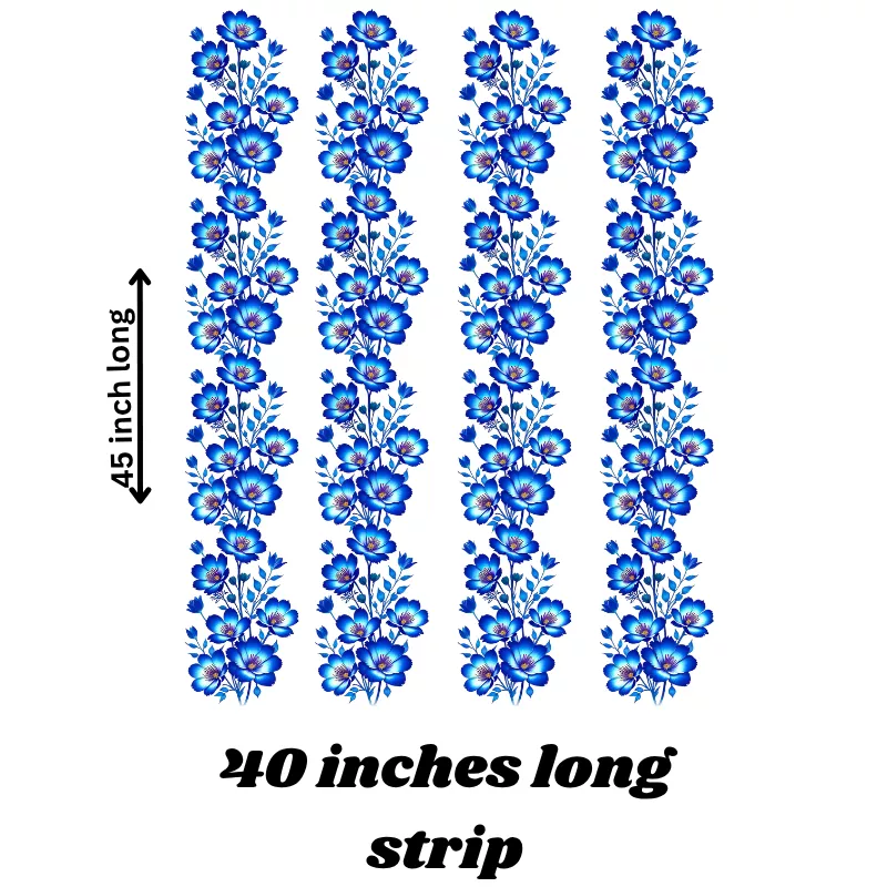 Daisy Dream Flowers Strip Stickers