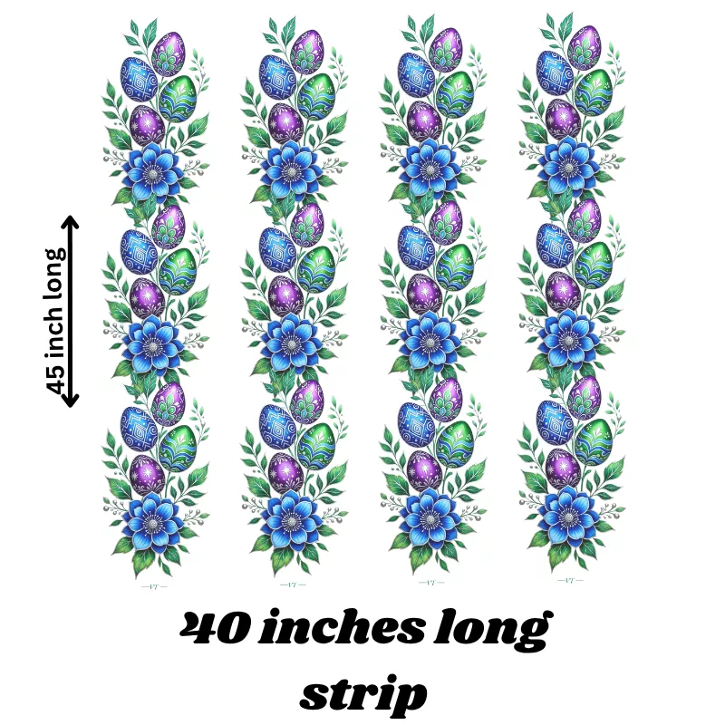 Marigold Spark Flowers Strip Stickers