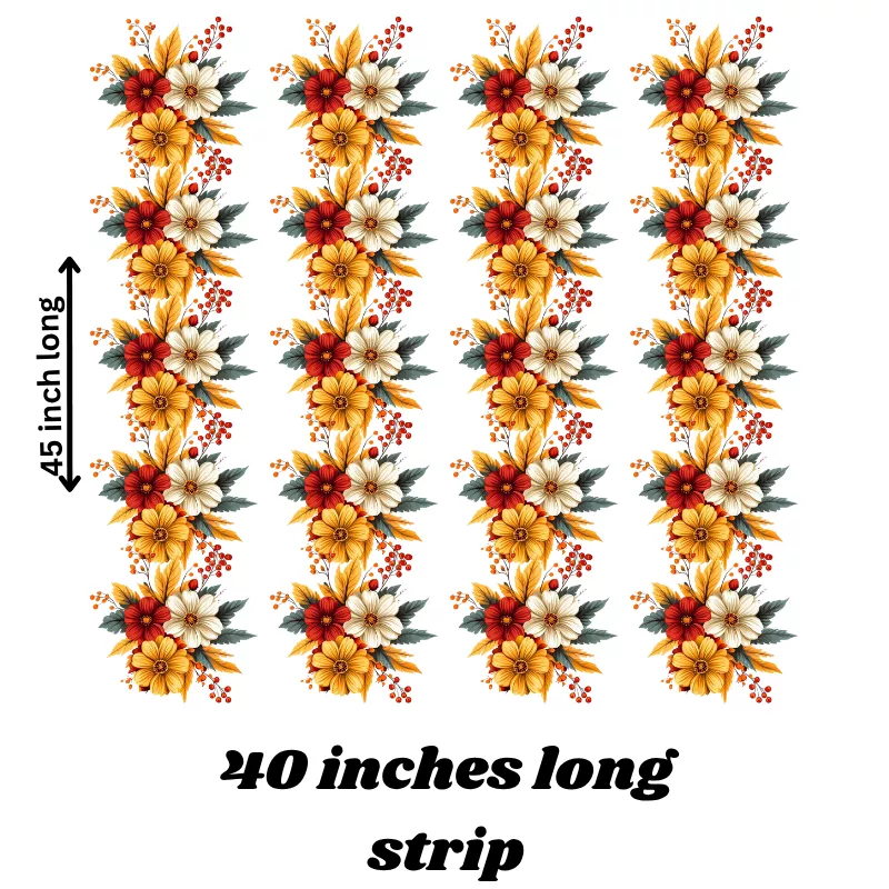Peony Magic Flowers Strip Stickers